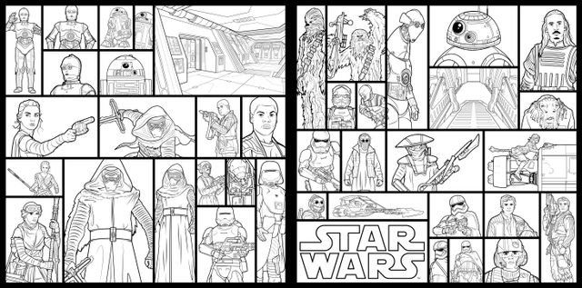 自分だけの『フォースの覚醒』が作れる～！“おとなのぬり絵”フォトギャラリー：フォトギャラリー