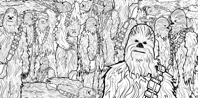 自分だけの『フォースの覚醒』が作れる～！“おとなのぬり絵”フォトギャラリー（2枚目）