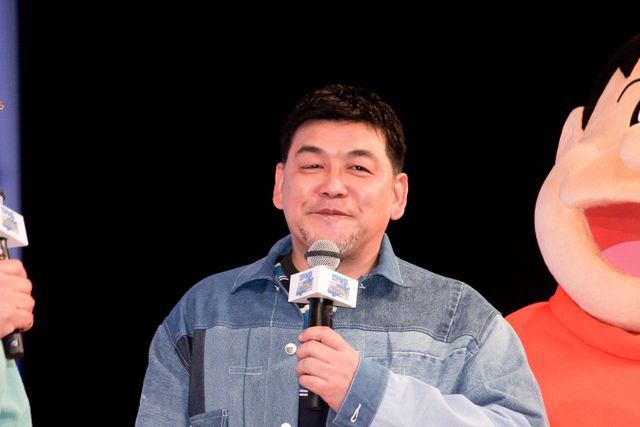 鈴鹿央士、のび太と筋トレ希望！藤本美貴、サンドウィッチマンと『映画ドラえもん　のび太の絵世界物語』完成披露（14枚目）