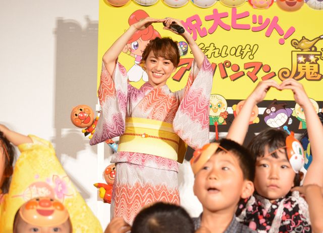大島優子、浴衣姿で子供たちとアンパンマン音頭！フォトギャラリー：フォトギャラリー