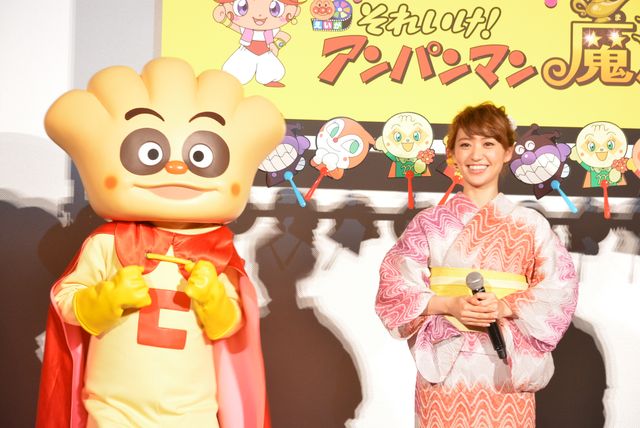 大島優子、浴衣姿で子供たちとアンパンマン音頭！フォトギャラリー（11枚目）