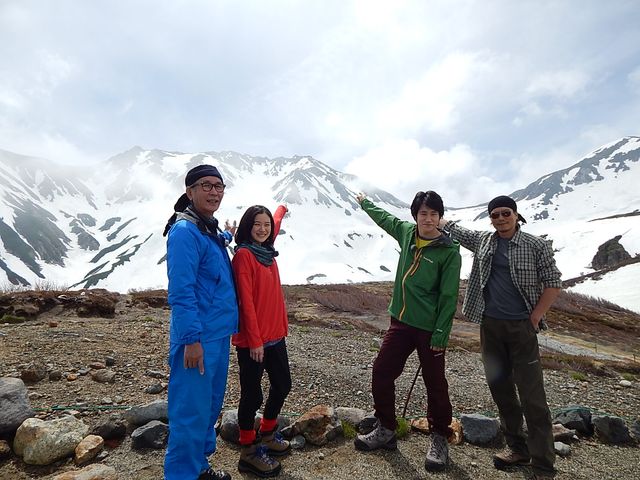 『春を背負って』キャスト＆監督、富山県立山連峰を登る！フォトギャラリー：フォトギャラリー