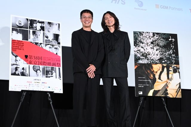 吉井和哉＆エリザベス宮地監督　ドキュメンタリー映画『みらいのうた』上映（2枚目）