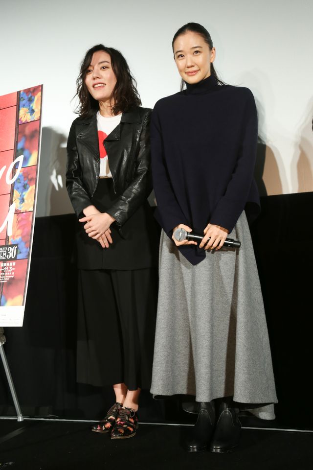 とっても嬉しそうな蒼井優＆鈴木杏がかわいい！第30回東京国際映画祭「Japan Now」部門作品『花とアリス』上映会（10枚目）