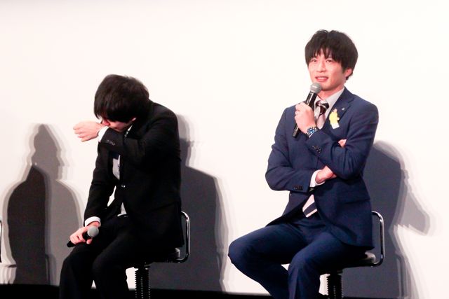 林遣都が涙、涙…田中圭、眞島秀和らと「おっさんずラブ-リターンズ-」舞台挨拶の様子（3枚目）