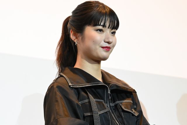 蒔田彩珠＆碧木愛莉が女子高生カップル役！短編映画『サラバ、さらんへ、サラバ』公開記念舞台あいさつ（2枚目）