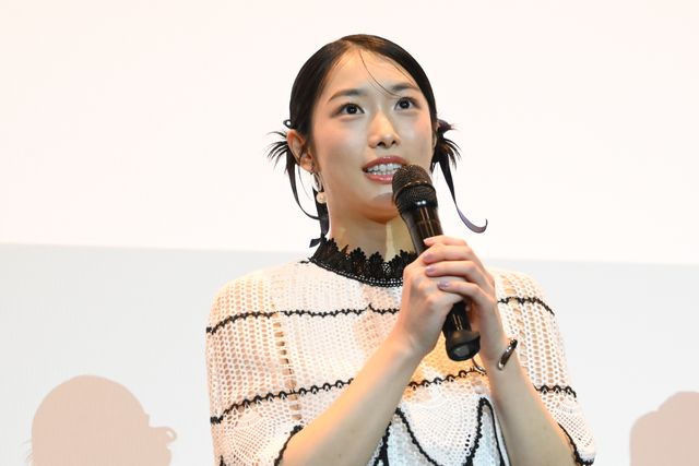 蒔田彩珠＆碧木愛莉が女子高生カップル役！短編映画『サラバ、さらんへ、サラバ』公開記念舞台あいさつ（5枚目）