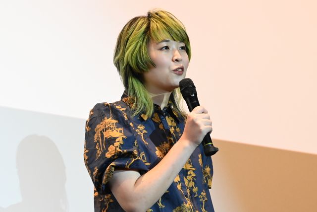 蒔田彩珠＆碧木愛莉が女子高生カップル役！短編映画『サラバ、さらんへ、サラバ』公開記念舞台あいさつ（9枚目）