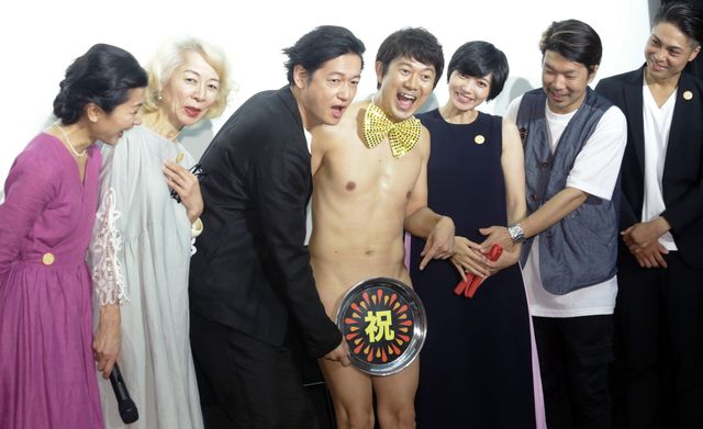 大橋彰、アキラ100％になって遠藤久美子の第2子妊娠をお祝い！『こはく』完成披露上映会（12枚目）