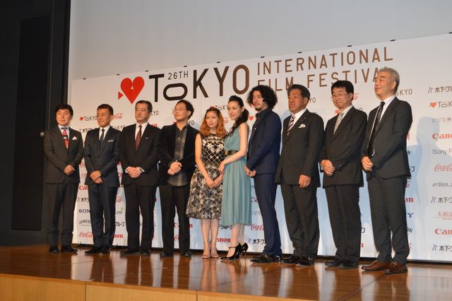 二階堂ふみ＆栗山千明が登壇！第26回東京国際映画祭の第2回記者会見フォトギャラリー（24枚目）