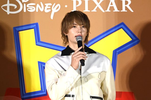 『トイ・ストーリー5』佐野勇斗（スマーティー・パンツ役）サプライズ登壇！声優発表イベント（4枚目）