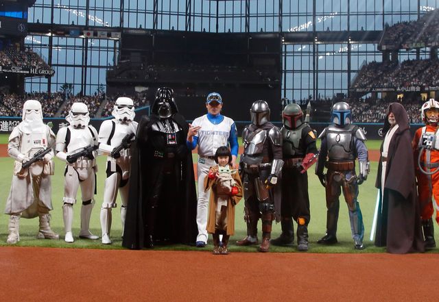 日本ハム　ファイターズ　スターウォーズ　STAR WARS シャツ エスコン 日本ハム ファイターズ スターウォーズ STAR WARS シャツ エスコン