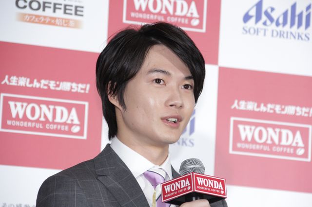 神木隆之介、さわやかスーツ姿で登場！「ワンダ TEA COFFEE」新発売記念発表会（3枚目）
