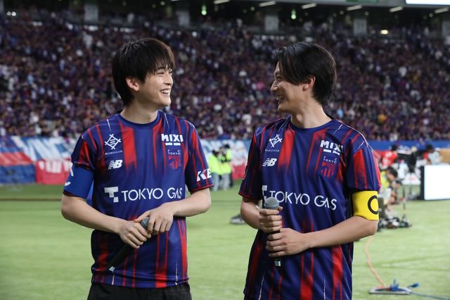 高橋文哉・櫻井海音・高橋恭平がIMAX舞台挨拶！高橋（文）＆櫻井はキックインセレモニーにも登場！（9枚目）