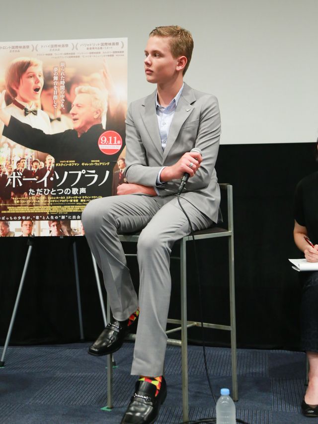 映画『ボーイ・ソプラノ』の子役が長身イケメンになって来日！フォトギャラリー（2枚目）