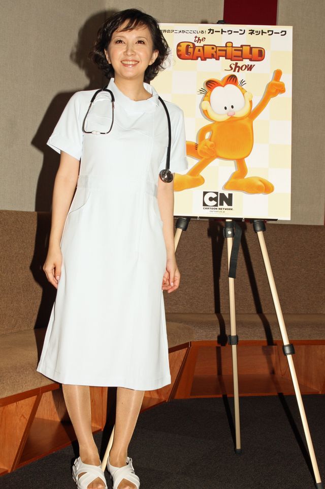 高橋由美子が白衣姿で登場！「ガーフィールド・ショー2」公開アフレコフォトギャラリー（9枚目）