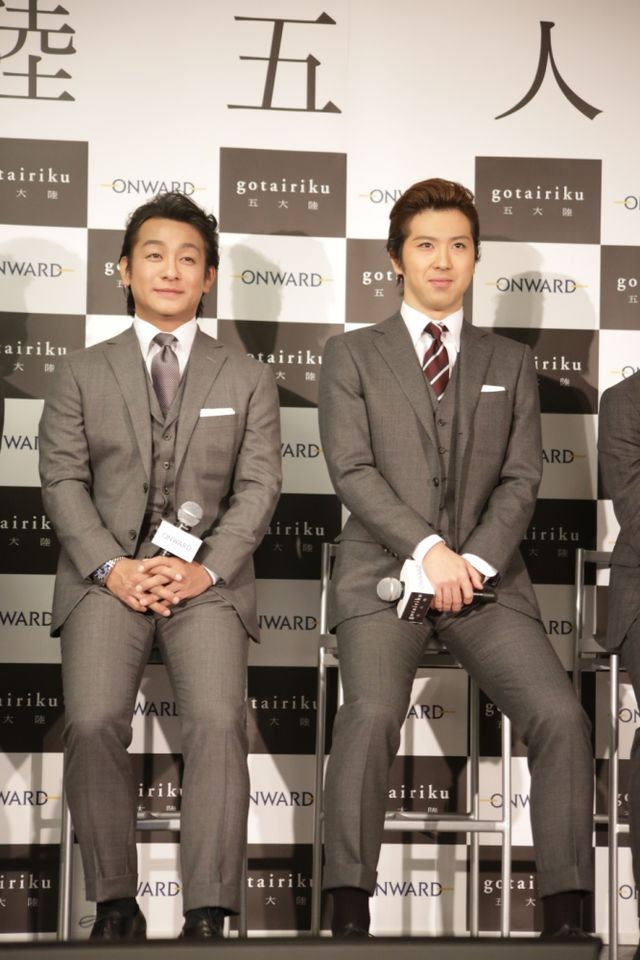 片岡愛之助＆尾上松也ら歌舞伎俳優5人がスーツで登場！フォトギャラリー（4枚目）