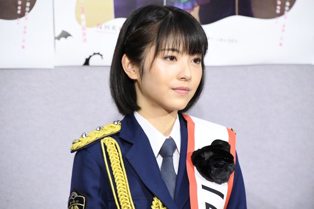 浜辺美波が一日署長アイドル役に！ドラマ「ピュア！～一日アイドル署長の事件簿～」試写会（2枚目）