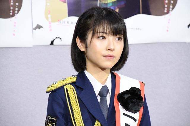 浜辺美波が一日署長アイドル役に！ドラマ「ピュア！～一日アイドル署長の事件簿～」試写会（3枚目）