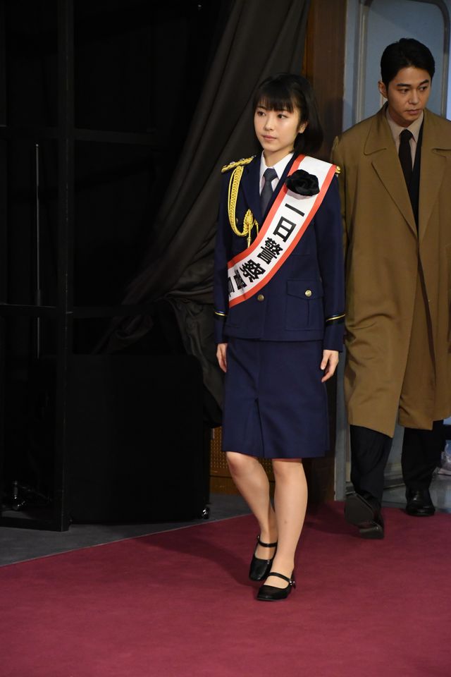 浜辺美波が一日署長アイドル役に！ドラマ「ピュア！～一日アイドル署長の事件簿～」試写会（11枚目）