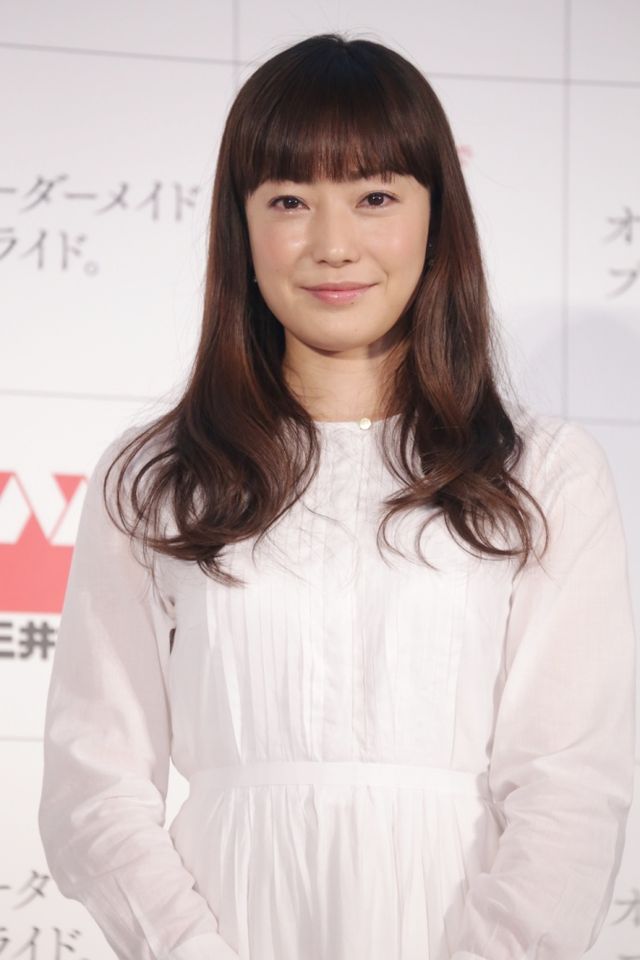 白のワンピース姿で笑顔はじける菅野美穂!三井ホームの新CM発表会フォトギャラリー（9枚目）