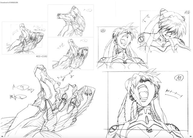 あの名シーンも！「新世紀エヴァンゲリオン原画集」（12枚目）