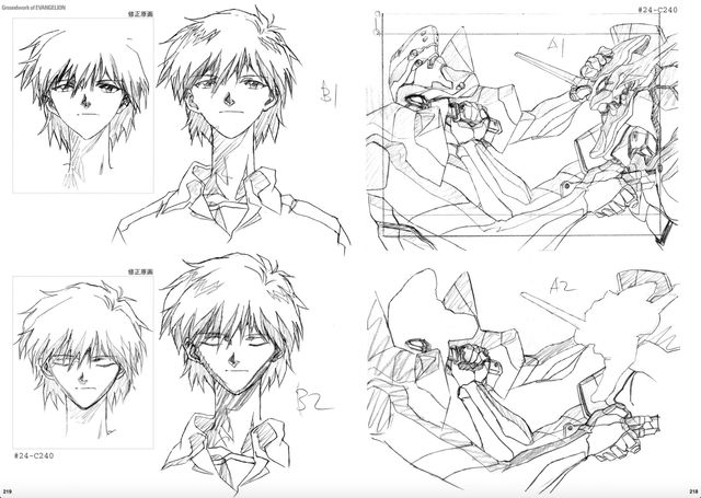 あの名シーンも！「新世紀エヴァンゲリオン原画集」（13枚目）