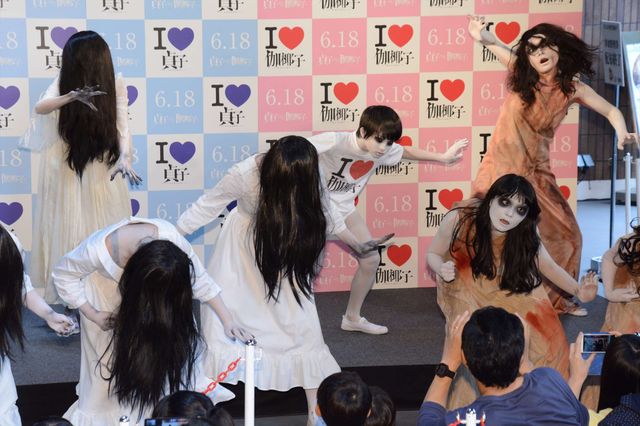 貞子&伽椰子が渋谷に降臨！『貞子vs伽椰子』人気対決イベント ギャラリー（13枚目）