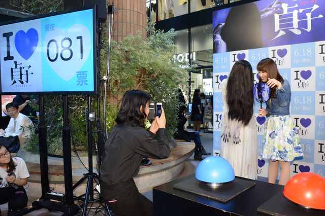 貞子&伽椰子が渋谷に降臨！『貞子vs伽椰子』人気対決イベント ギャラリー（19枚目）