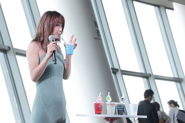 アイアンマン＆キャプテンアメリカに喜ぶ木下優樹菜「TOKYO SKYTREE（R） HEROES in the INFINITY SKY」（6枚目）