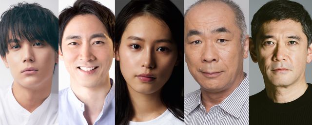 左から中川大志、小泉孝太郎、南沙良、野添義弘、杉本哲太 - 写真：NHK提供