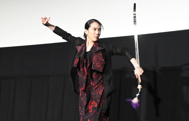 山本千尋、中国武術を披露！映画『THE WITCH／魔女　－増殖－』シン・シア来日ジャパンプレミア（10枚目）
