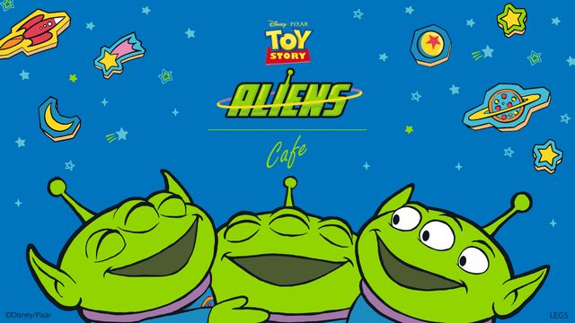 「トイ・ストーリー エイリアン」OH MY CAFEのメニューの一部（10枚目）