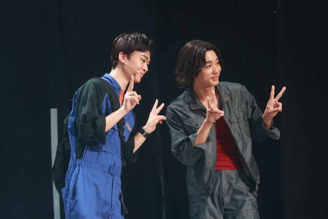 オープニングセレモニーに登場したオオキダ ソラト&ホシミ コウセイ