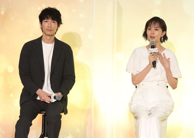 比嘉愛未、渡邊圭祐、ディーン・フジオカ、白石聖ら「推しの王子様」完成報告会（4枚目）