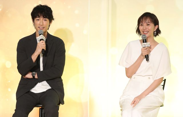 比嘉愛未、渡邊圭祐、ディーン・フジオカ、白石聖ら「推しの王子様」完成報告会（6枚目）