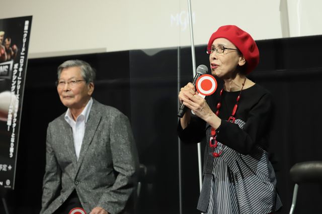 羽佐間道夫＆松金よね子『ロッキーVSドラゴ：ROCKY IV』前夜祭イベント（5枚目）