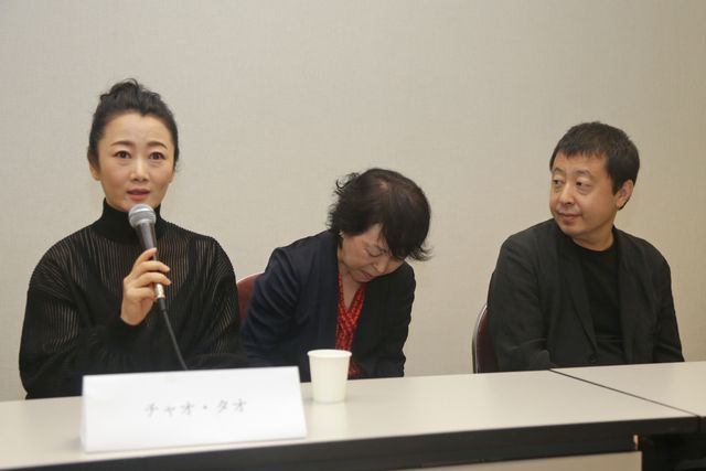 ジャ・ジャンクー監督＆チャオ・タオが来日　『帰れない二人』記者会見（3枚目）
