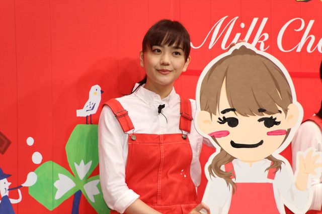 広瀬すず、土屋太鳳 、松井愛莉がお互いの似顔絵を描くと…ロッテ・ガーナ新CM発表会（10枚目）