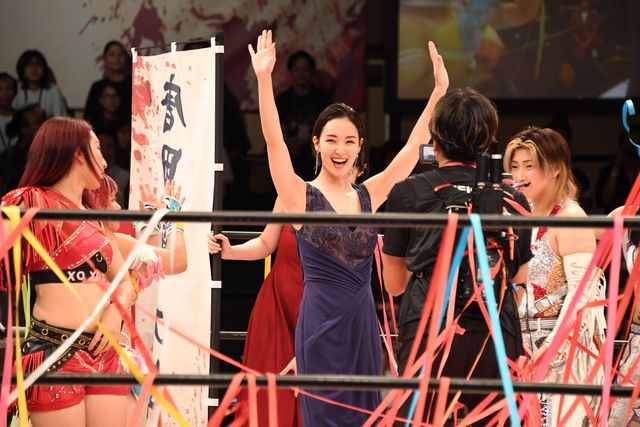 ゆりやん＆唐田えりか、バッチバチ！「極悪女王」イベント【ハイライト】（2枚目）