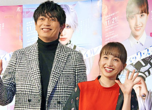 百田夏菜子＆青柳翔、ももクロZポーズ決める！ドラマ「プラスティック・スマイル」試写会：フォトギャラリー