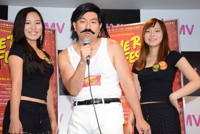 レイザーラモンRG、フレディ姿で“洋楽あるある”！フォトギャラリー（7枚目）