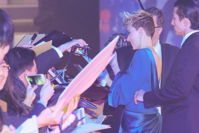 ＼美しすぎる！スカヨハが新宿に降臨／ 実写版「攻殻機動隊」ワールドプレミアフォトギャラリー（12枚目）