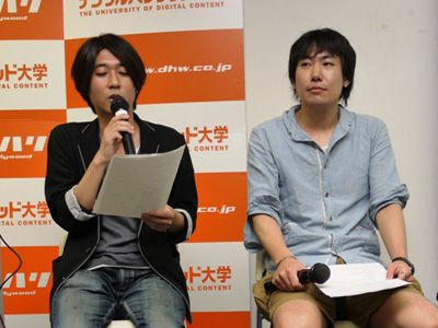 左から丸山博雄プロデューサー、野村和也監督