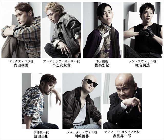 舞台「BANANA FISH」マックス・ロボらキャラビジュアル一挙公開！：フォトギャラリー