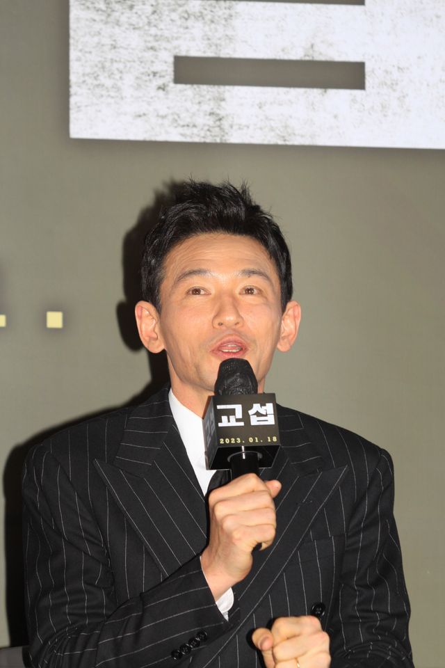 ヒョンビンのひげ姿！映画『交渉』マスコミ試写会＋会見（6枚目）