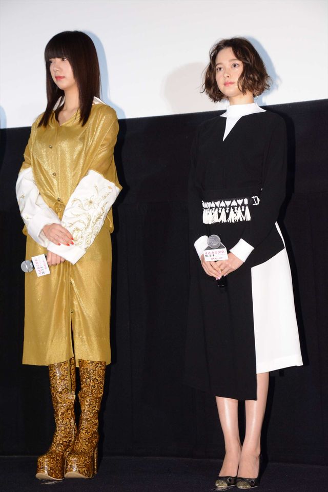 二階堂ふみ、山崎賢人、菜々緒ほか『オオカミ少女と黒王子』初日舞台あいさつ（10枚目）