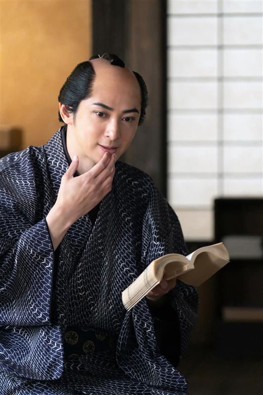 古川雄大演じる北尾政演（山東京伝）扮装ビジュアル