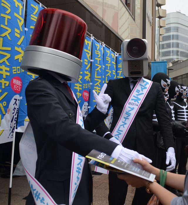 「映画泥棒」カメラ男＆パトランプ男が有楽町で生ダンス！フォトギャラリー（10枚目）