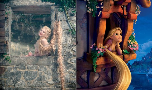 シンデレラ＆ラプンツェルの魅力をじっくり！実写版＆アニメ版比較ビジュアルフォトギャラリー：フォトギャラリー